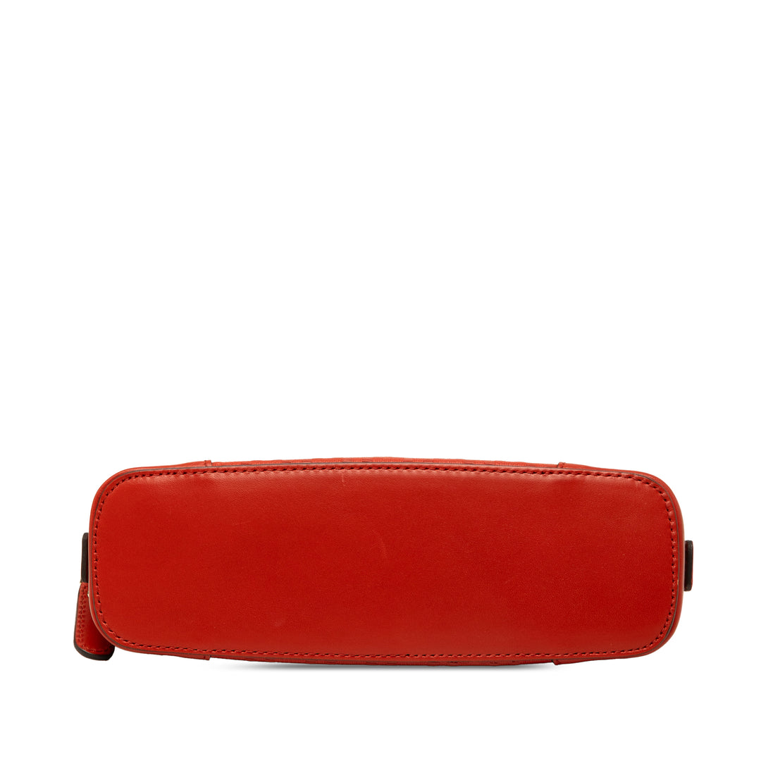 Gucci Trousse Diamante de maquillage Cuir de veau Rouge – vue 3 – GABY PARIS