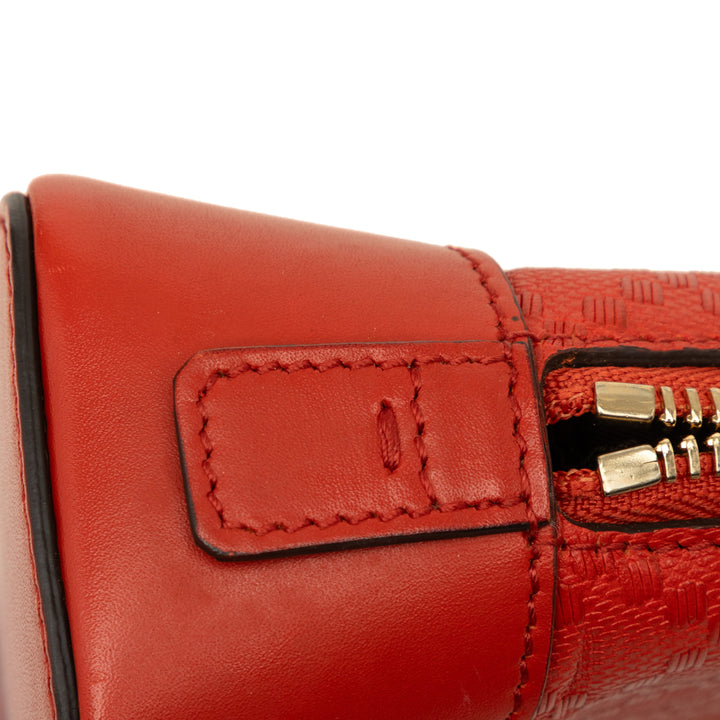 Gucci Trousse Diamante de maquillage Cuir de veau Rouge – vue 8 – GABY PARIS