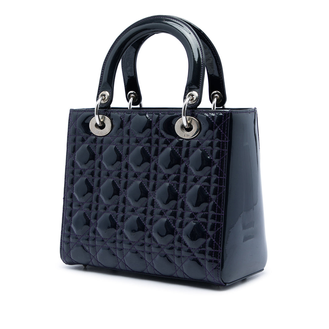 Lady Dior Cannage Moyen Violet