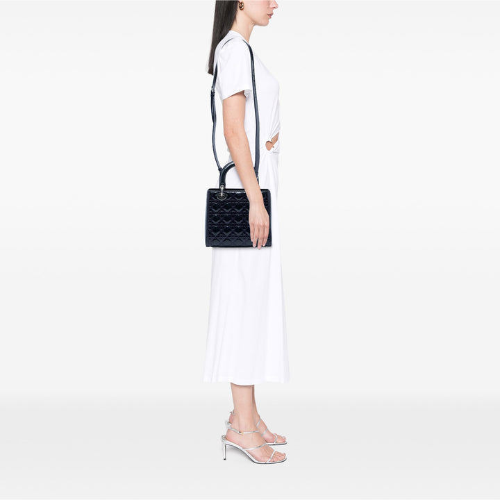 Lady Dior Cannage Moyen Violet