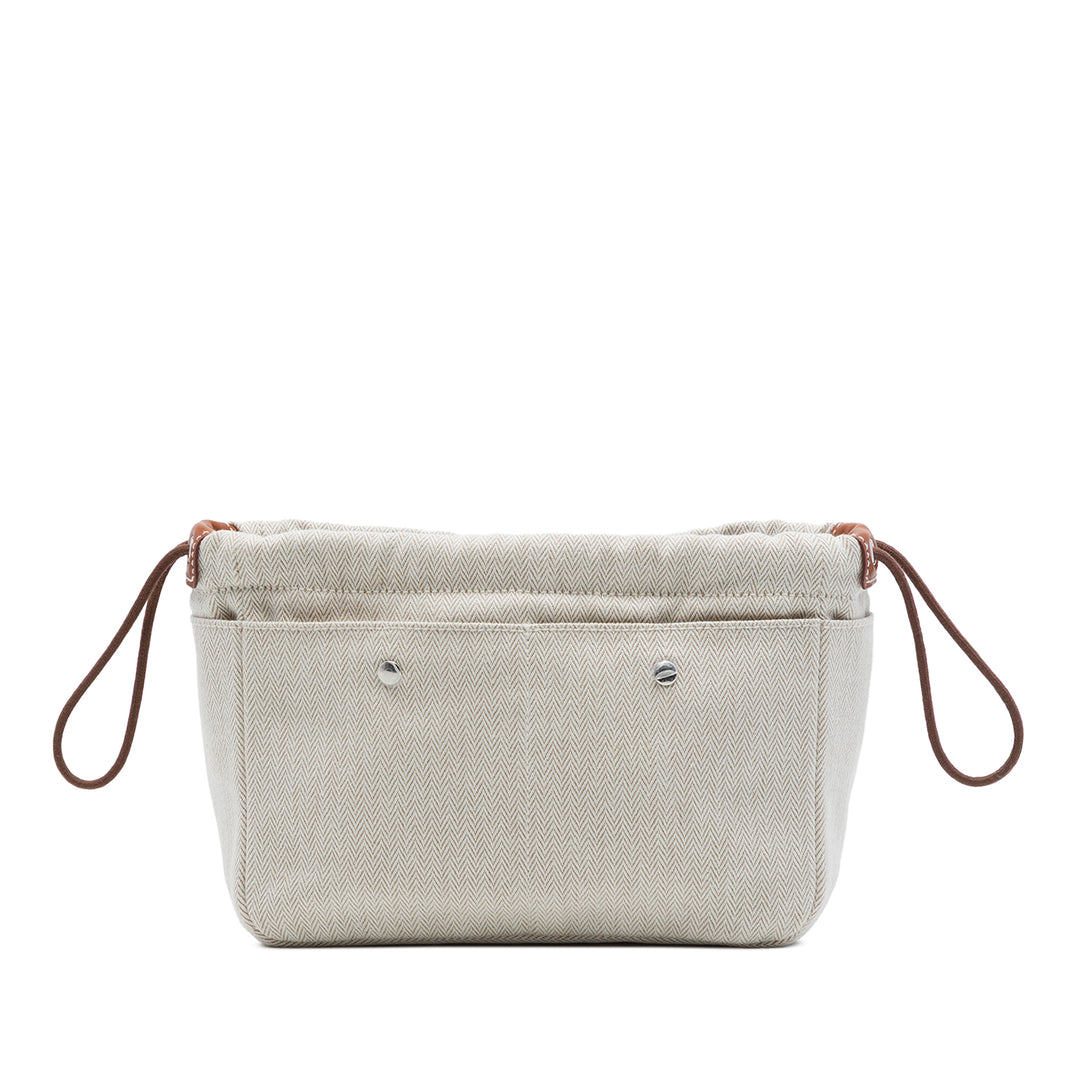 Hermès Toile et Barenia Fourbi Pochette 20