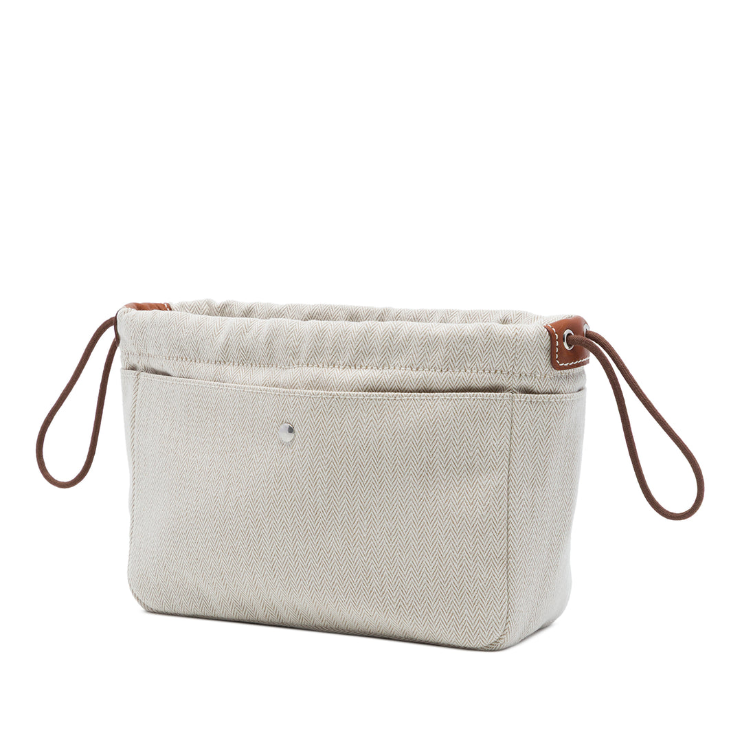 Hermès Toile et Barenia Fourbi Pochette 20