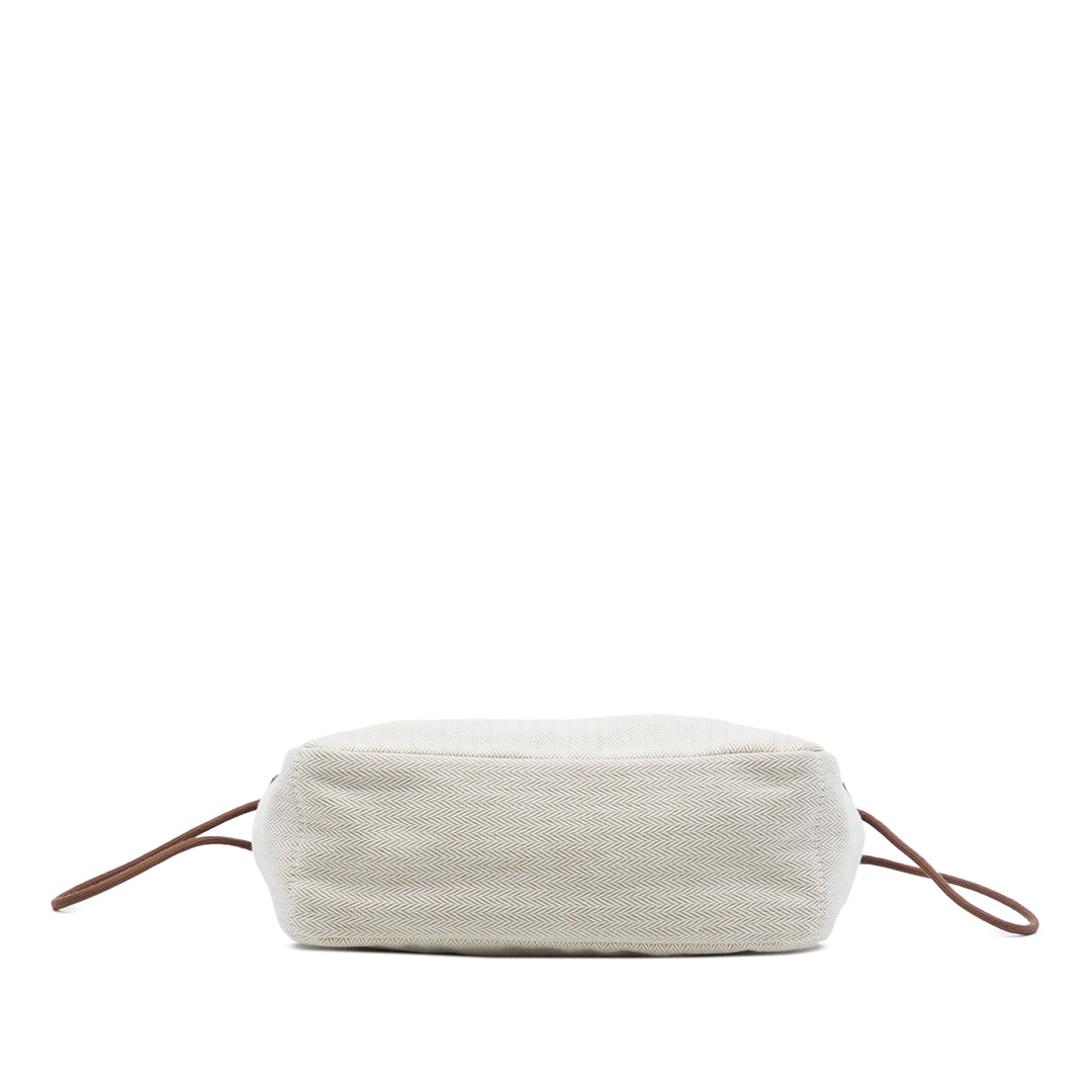 Hermès Toile et Barenia Fourbi Pochette 20