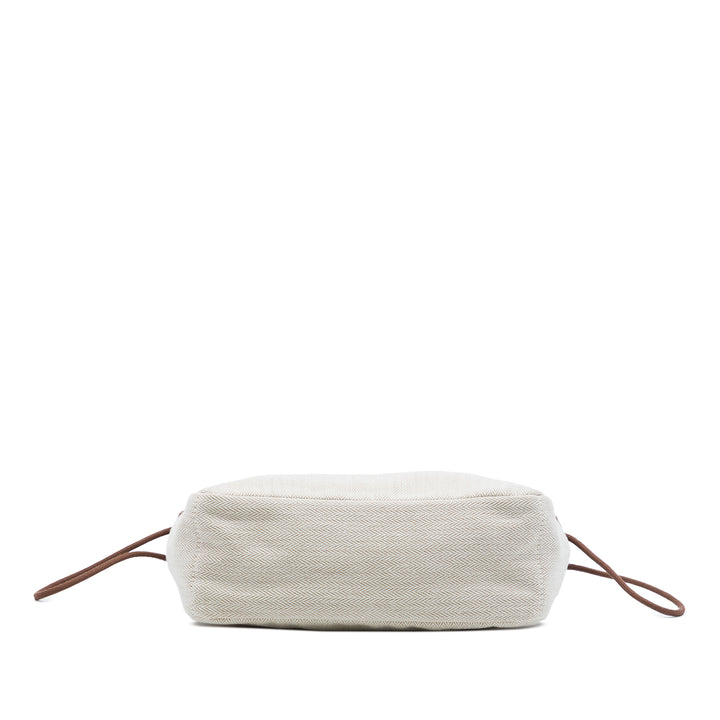 Hermès Toile et Barenia Fourbi Pochette 20