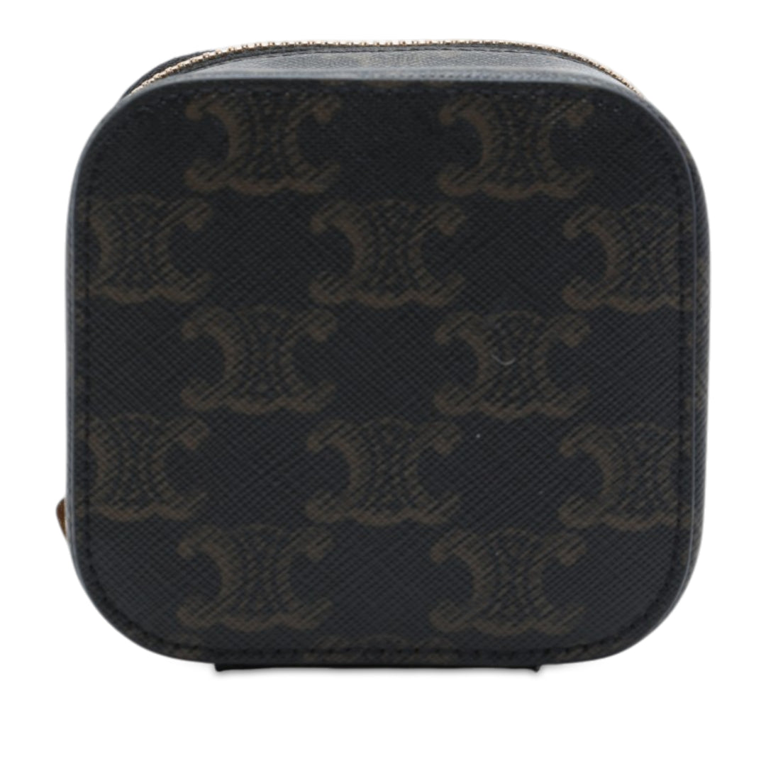 Triomphe Vanity Mini Triomphe enduite Marron