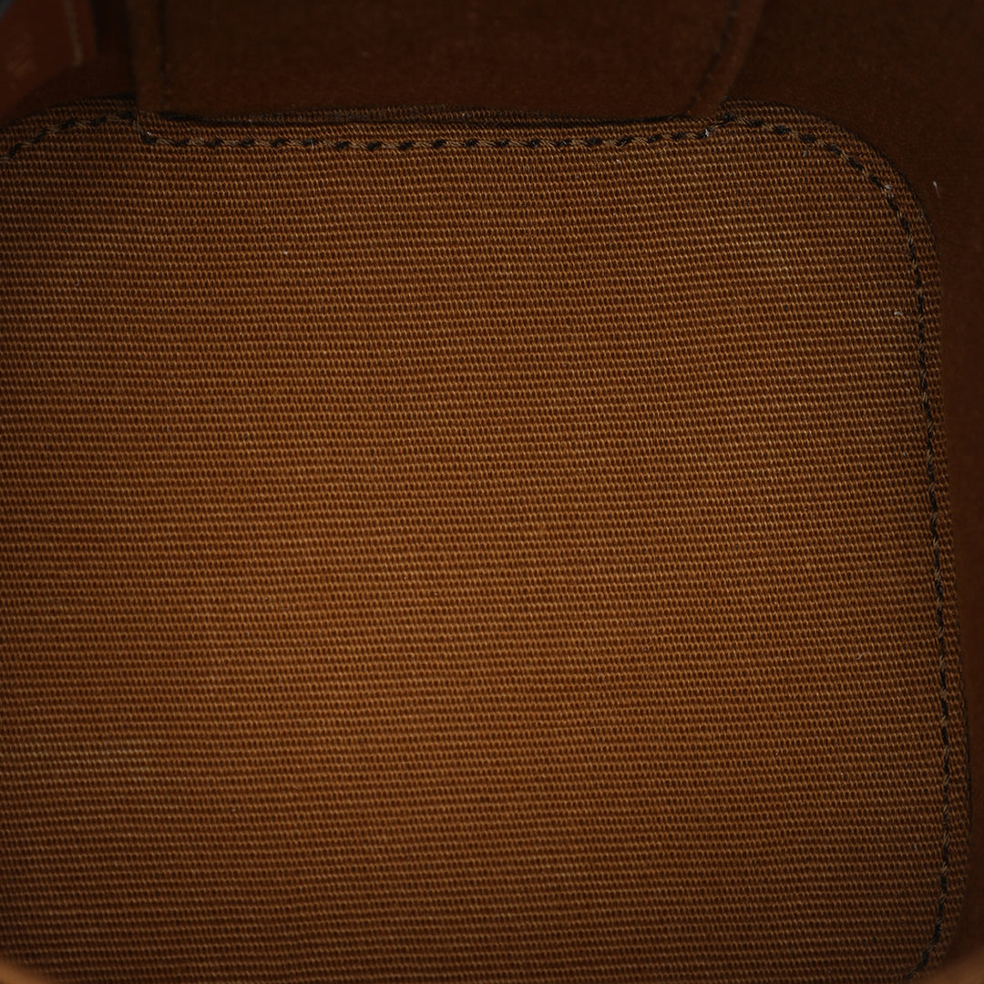 Triomphe Vanity Mini Triomphe enduite Marron