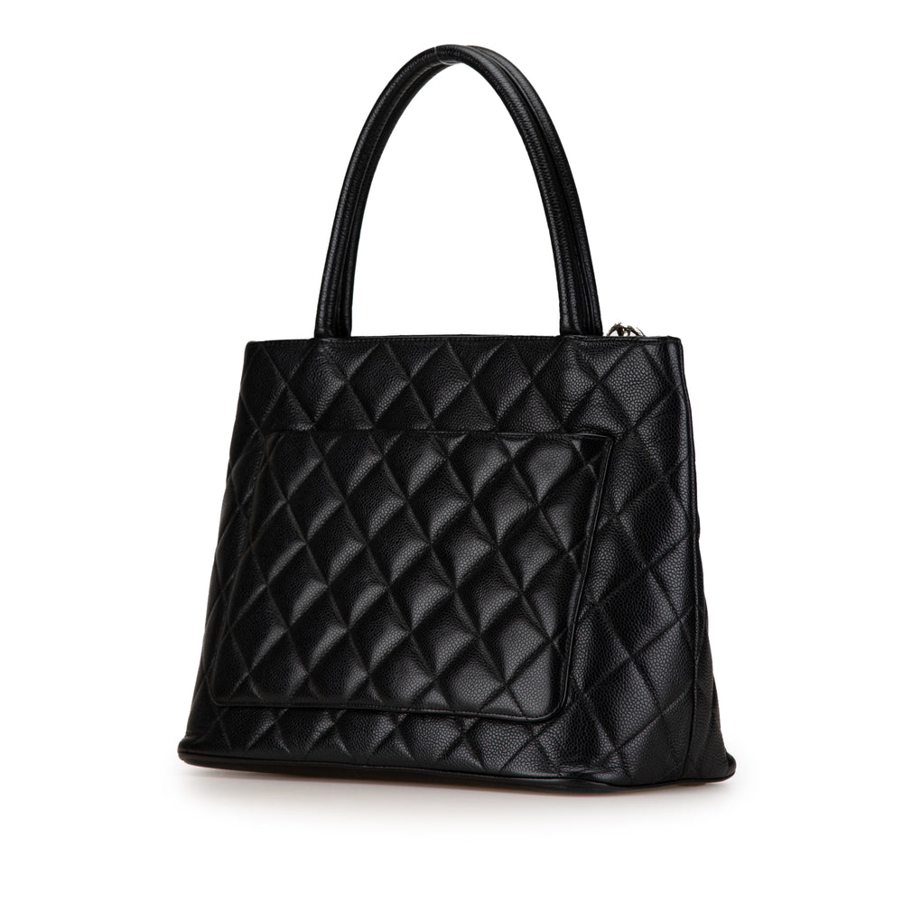 Chanel Caviar Medallion Tote Black - GABY PARIS