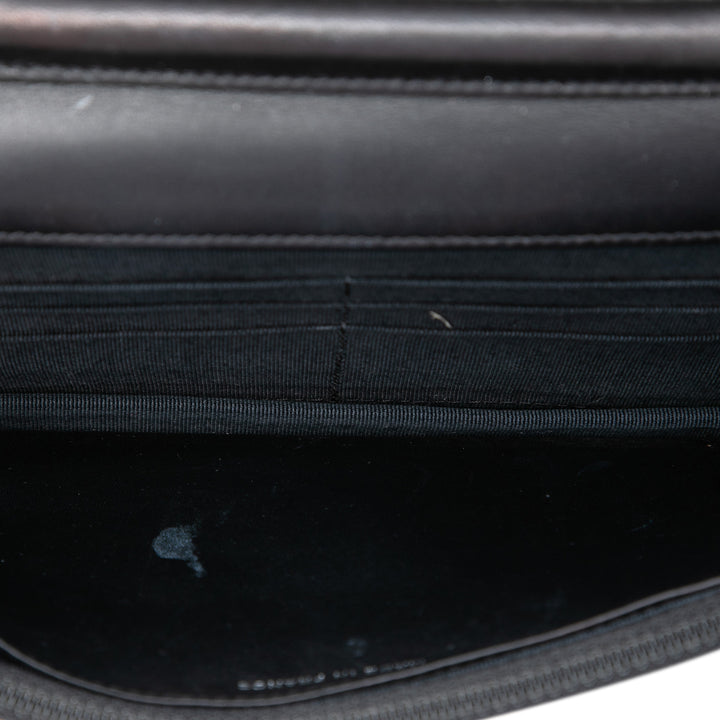 Chanel CC Matelassé Wallet on Chain Noir – vue 4 – GABY PARIS