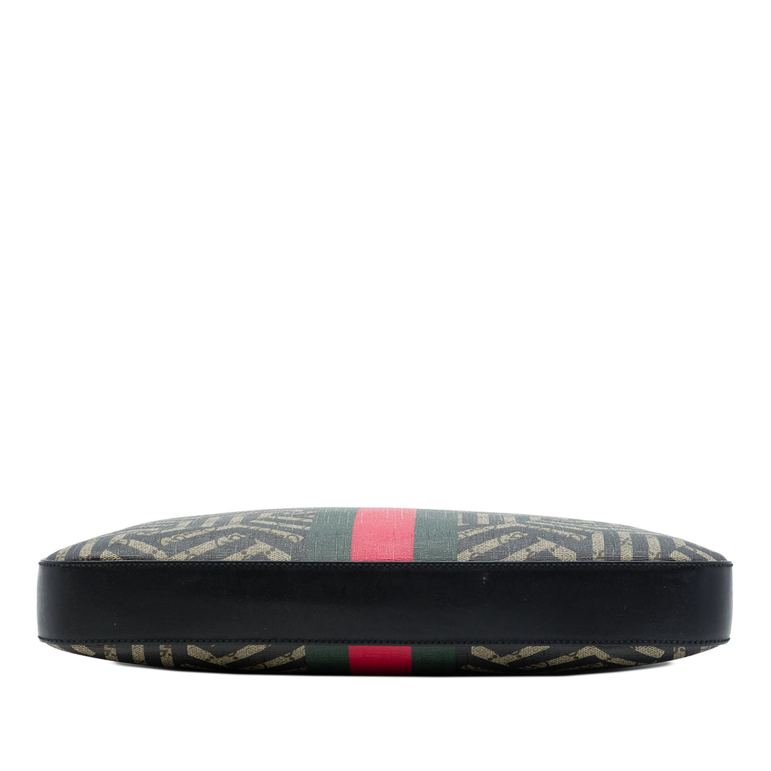 Gucci Porte-documents Caleido Web GG Supreme Beige – vue 3 – GABY PARIS