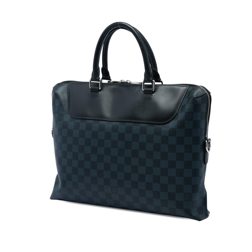 Louis Vuitton Damier Cobalt Porte Documents Jour Bleu – vue 2 – GABY PARIS