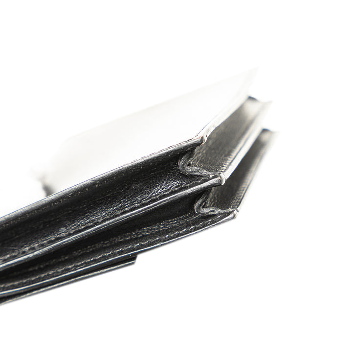 Box Calf Card Holder Black - Gaby Paris