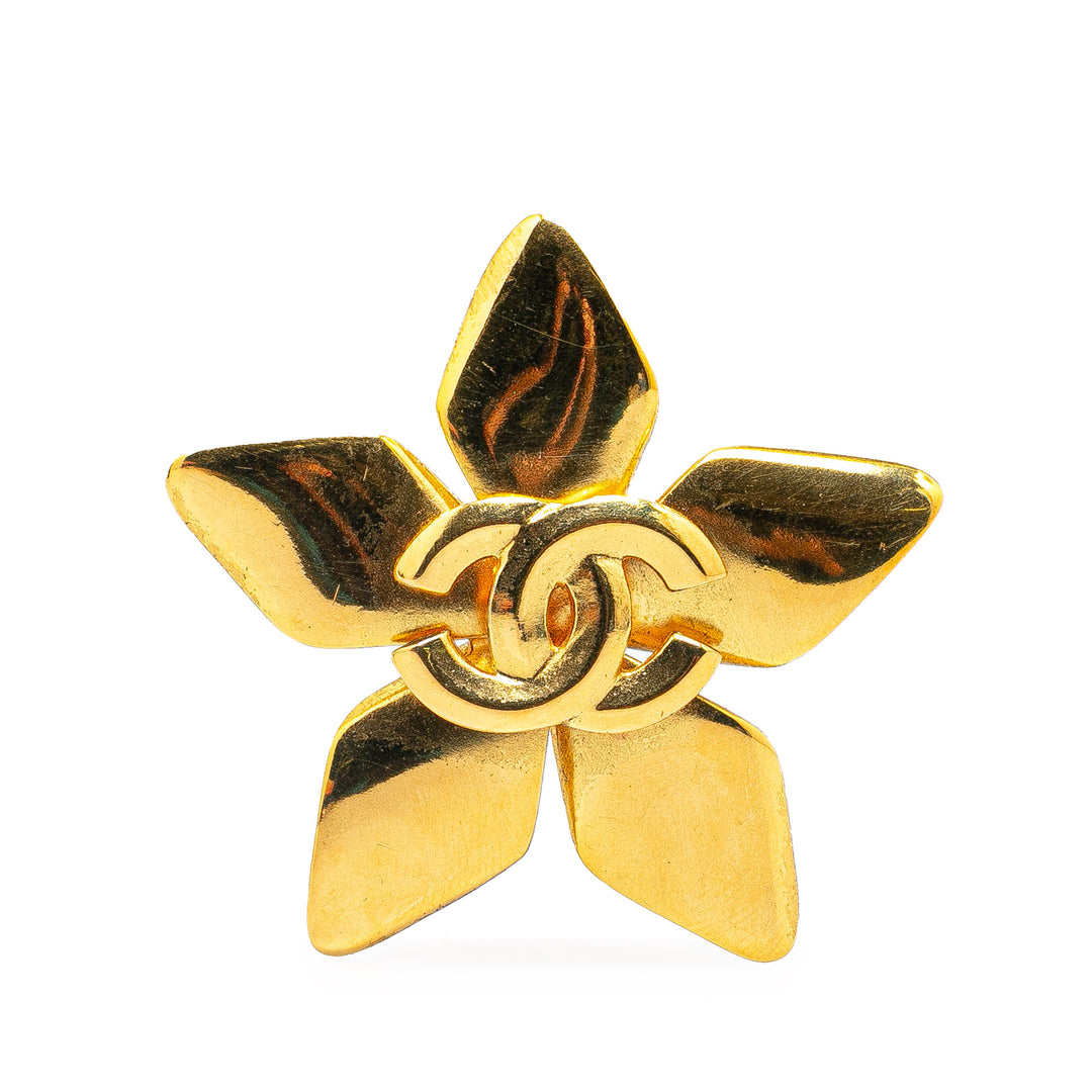 CC Flower Brooch Gold - Gaby Paris