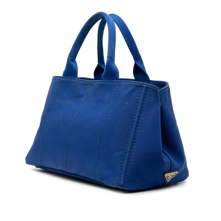 Prada Toile Canapa Logo Cabas