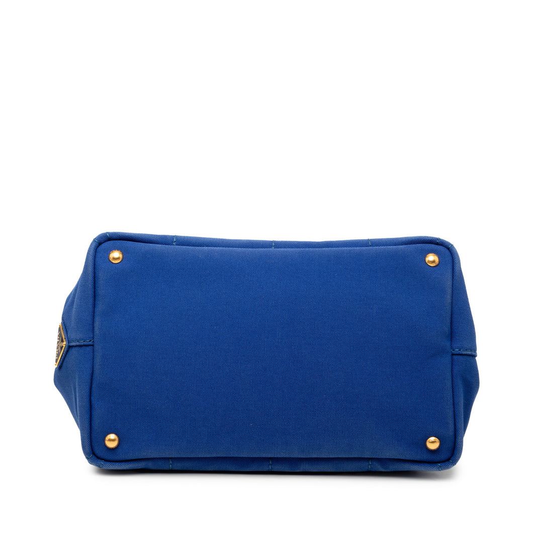 Prada Toile Canapa Logo Cabas