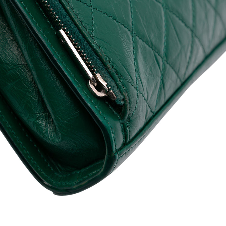Chanel CC Matelassé froissé Cuir de veau Front Pocket Sac porté croisé
