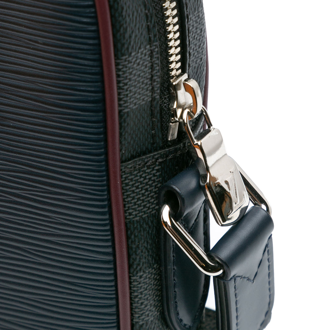 Epi Damier Graphite Danube Slim Black - Gaby Paris