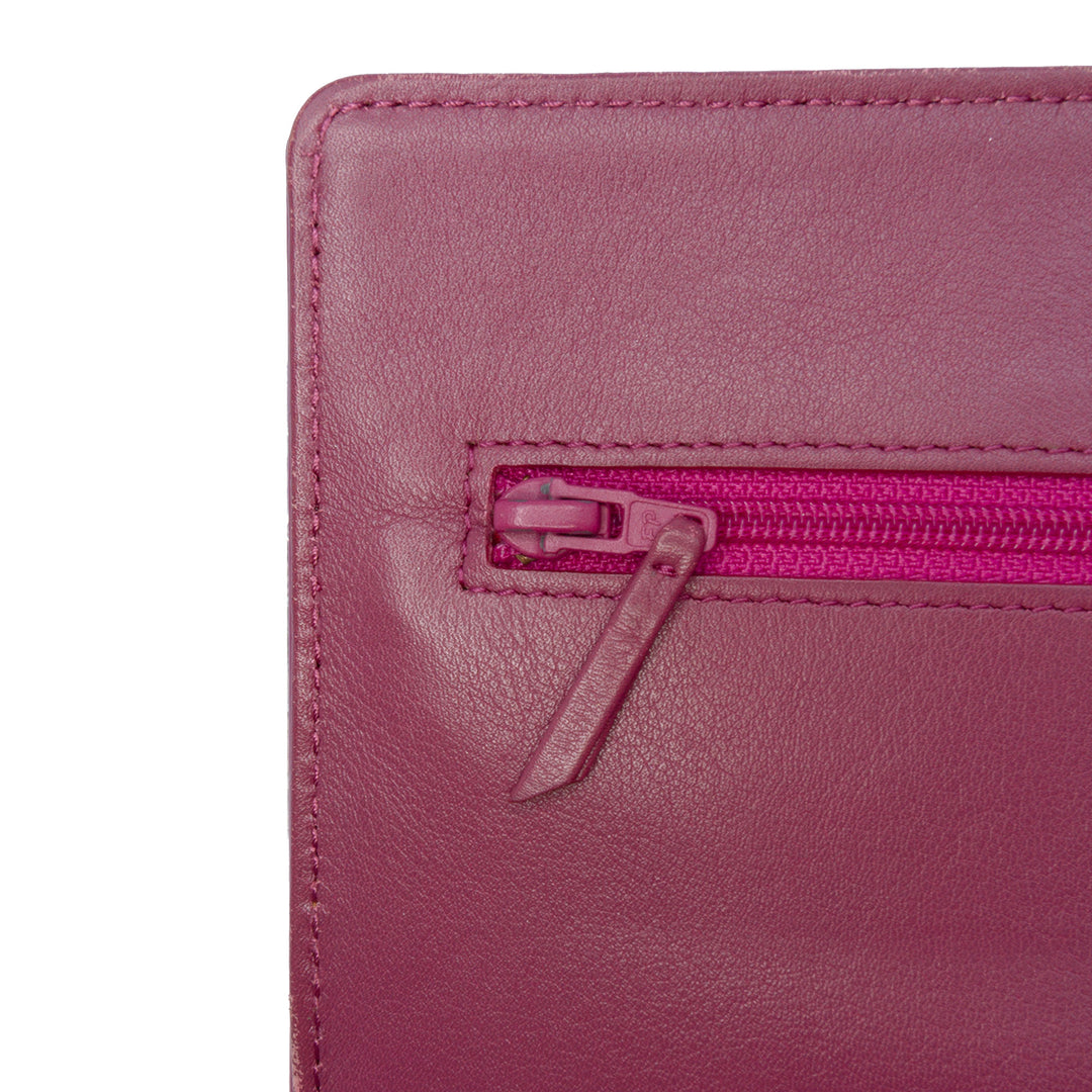 Patent CC Lipstick Wallet On Chain Purple - Gaby Paris