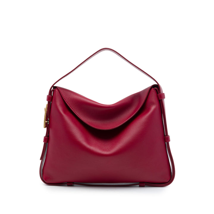 Bottega Veneta Cradle Sac Cuir de veau Rouge – vue principale – GABY PARIS