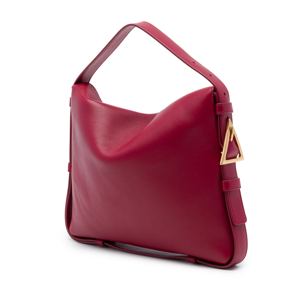 Bottega Veneta Cradle Sac Cuir de veau Rouge – vue 2 – GABY PARIS