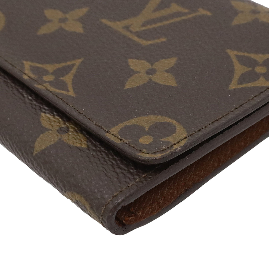 Louis Vuitton Monogram Porte Yen 3 Cartes Credit Portefeuille