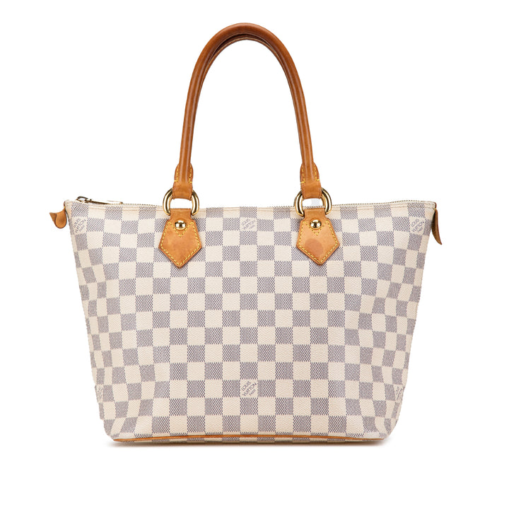 Damier Azur Saleya PM White - Gaby Paris