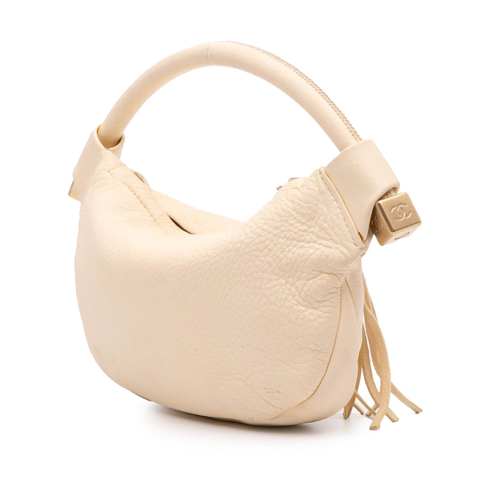 CC Calfskin Tassel Hobo Brown - Gaby Paris