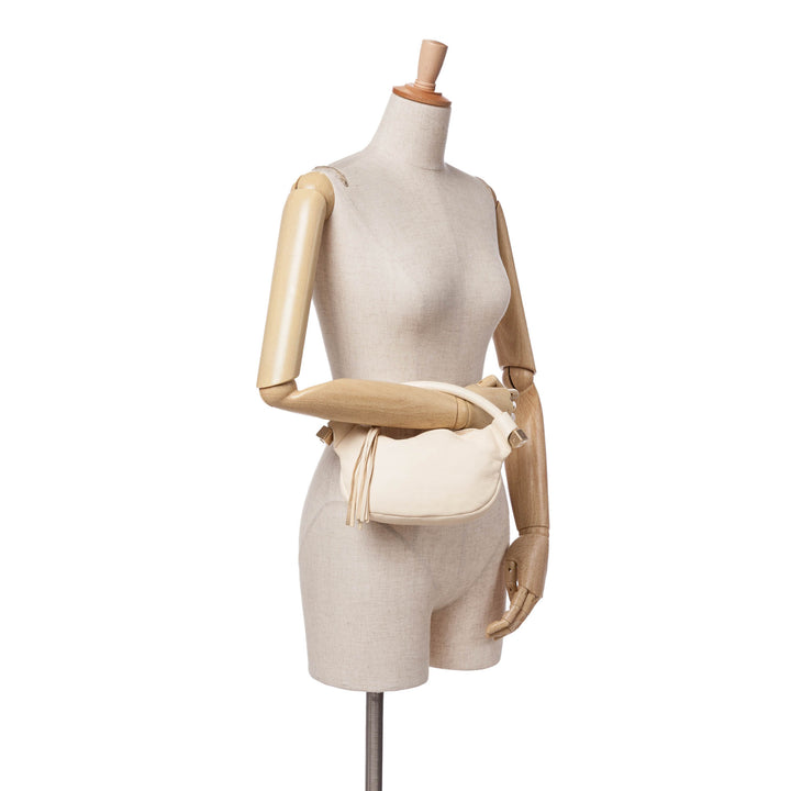 CC Calfskin Tassel Hobo Brown - Gaby Paris