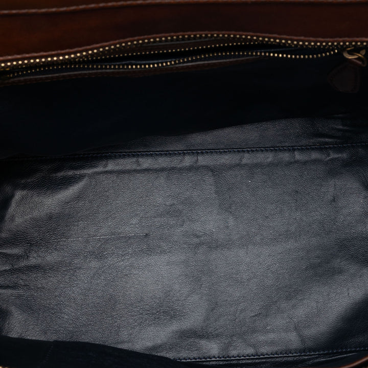 Celine Tricolore Luggage Cabas Mini Bleu – vue 4 – GABY PARIS