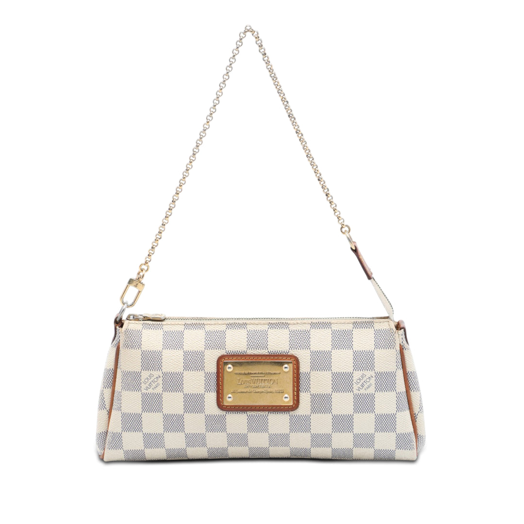 Louis Vuitton Eva Damier Azur Blanc – vue principale – GABY PARIS