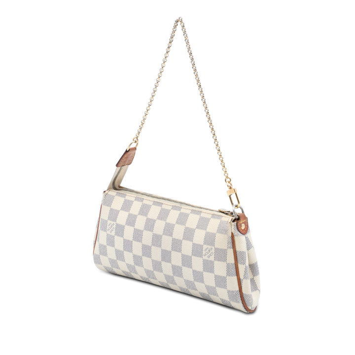 Louis Vuitton Eva Damier Azur Blanc – vue 2 – GABY PARIS
