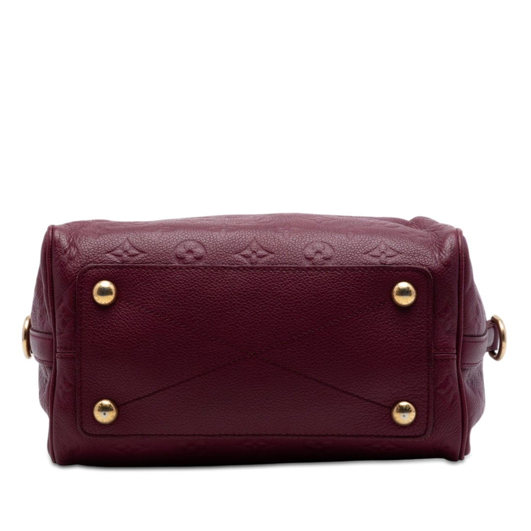 Speedy Bandouliere 25 Monogram Empreinte Rouge