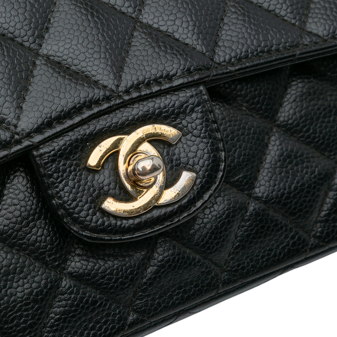 Chanel Medium Classic Caviar Double rabat Noir – GABY PARIS Authentique