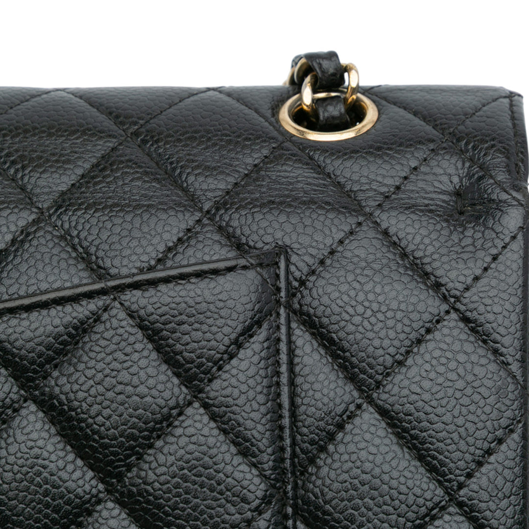 Chanel Medium Classic Caviar Double rabat Noir – GABY PARIS Authentique