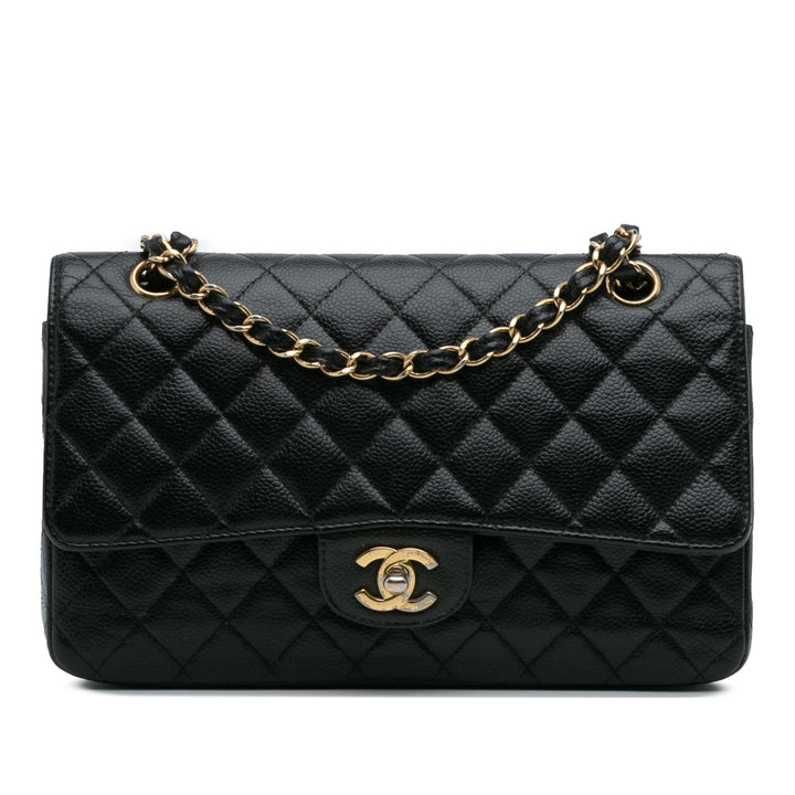 Chanel Medium Classic Caviar Double rabat Noir – GABY PARIS Authentique