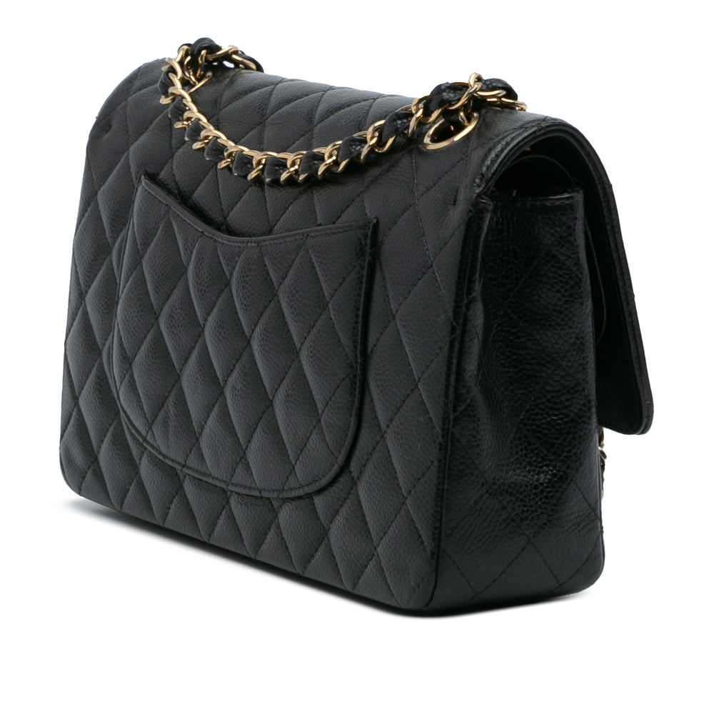 Chanel Medium Classic Caviar Double rabat Noir – GABY PARIS Authentique