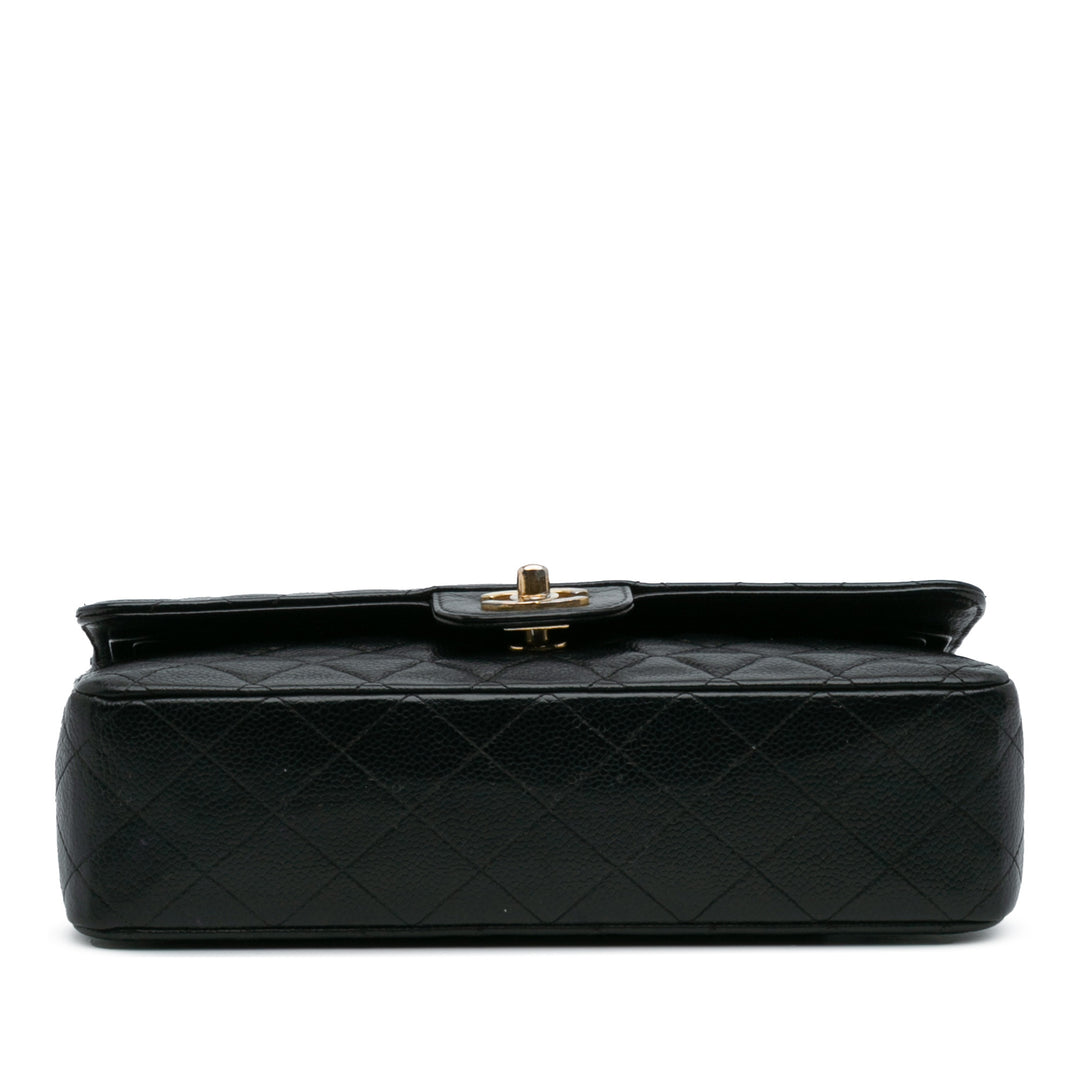 Chanel Medium Classic Caviar Double rabat Noir – GABY PARIS Authentique