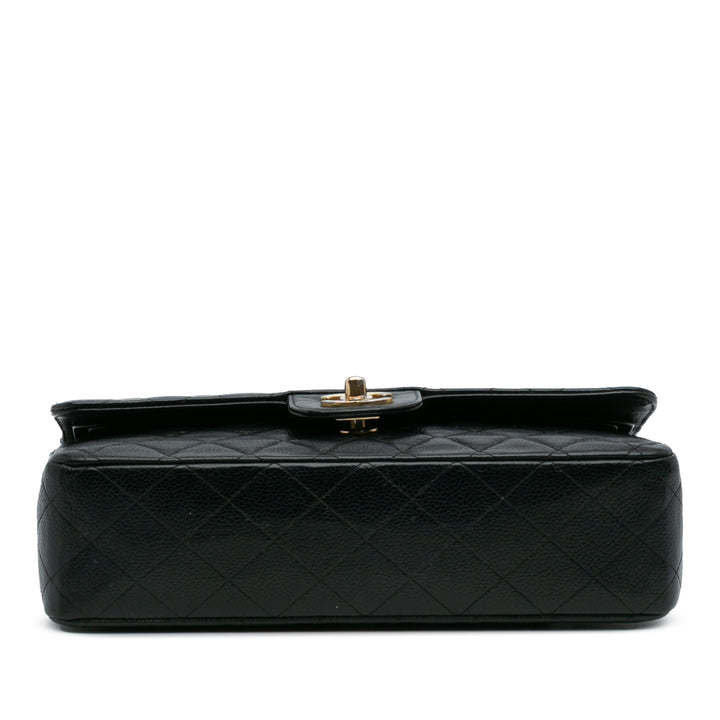 Chanel Medium Classic Caviar Double rabat Noir – GABY PARIS Authentique