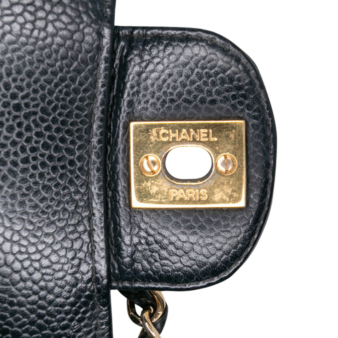 Chanel Medium Classic Caviar Double rabat Noir – GABY PARIS Authentique