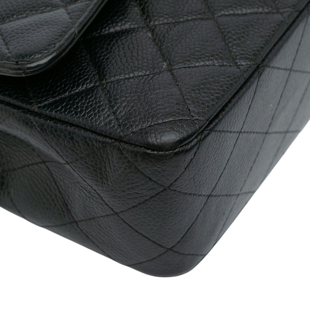 Chanel Medium Classic Caviar Double rabat Noir – GABY PARIS Authentique