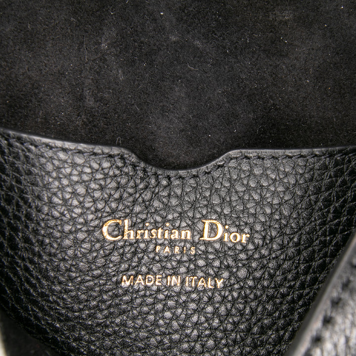 Medium Grained Calfskin Bobby Crossbody Black - Gaby Paris