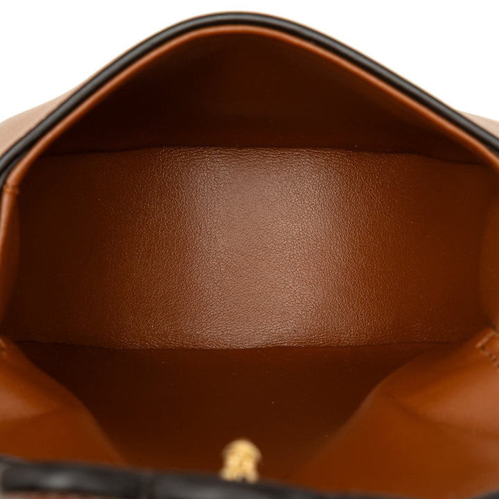 Celine Triomphe Besace Sac Mini Cuir de veau Marron – vue 4 – GABY PARIS