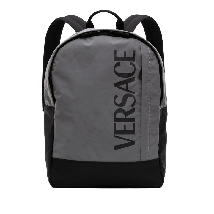 Versace Nylon Logo Print Sac à dos