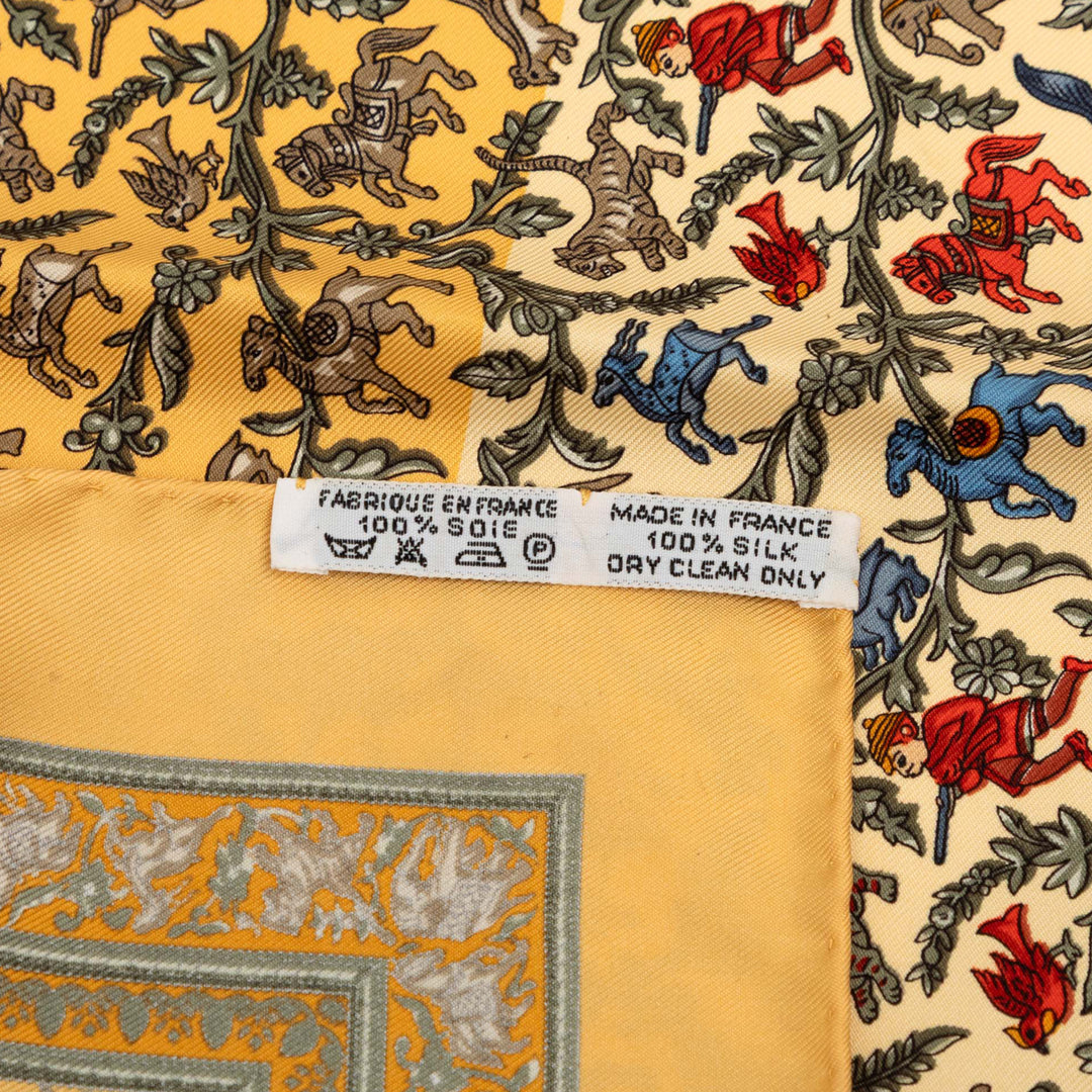 Hermès Chasse en Inde Soie Foulard 42