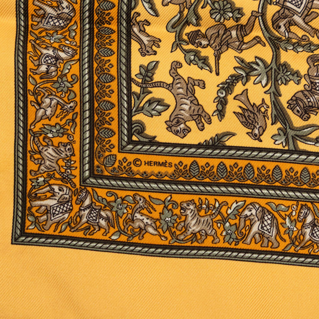 Hermès Chasse en Inde Soie Foulard 42