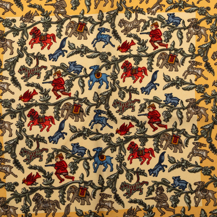 Hermès Chasse en Inde Soie Foulard 42