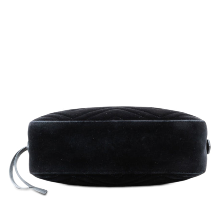 Gucci Small GG Marmont Matelasse Velours Sac porté croisé