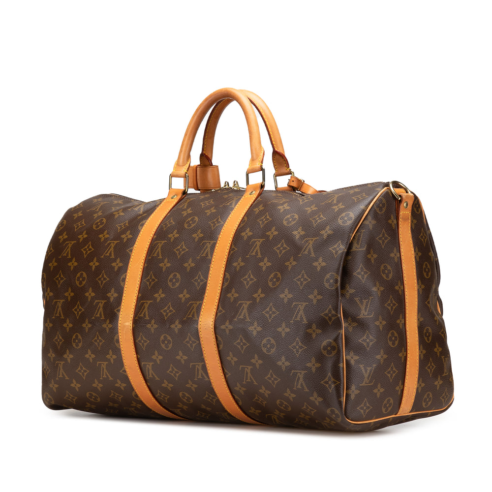 Monogram Keepall Bandouliere 50 Brown - Gaby Paris