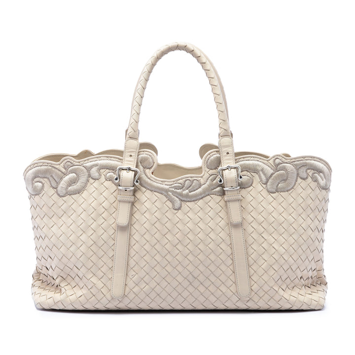 Bottega Veneta brodé Nappa Intrecciato Cabas