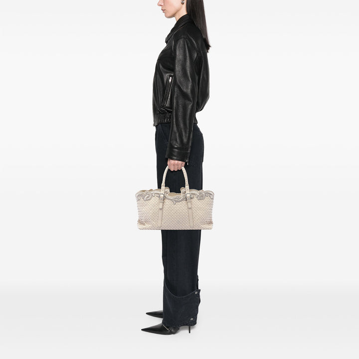 Bottega Veneta brodé Nappa Intrecciato Cabas