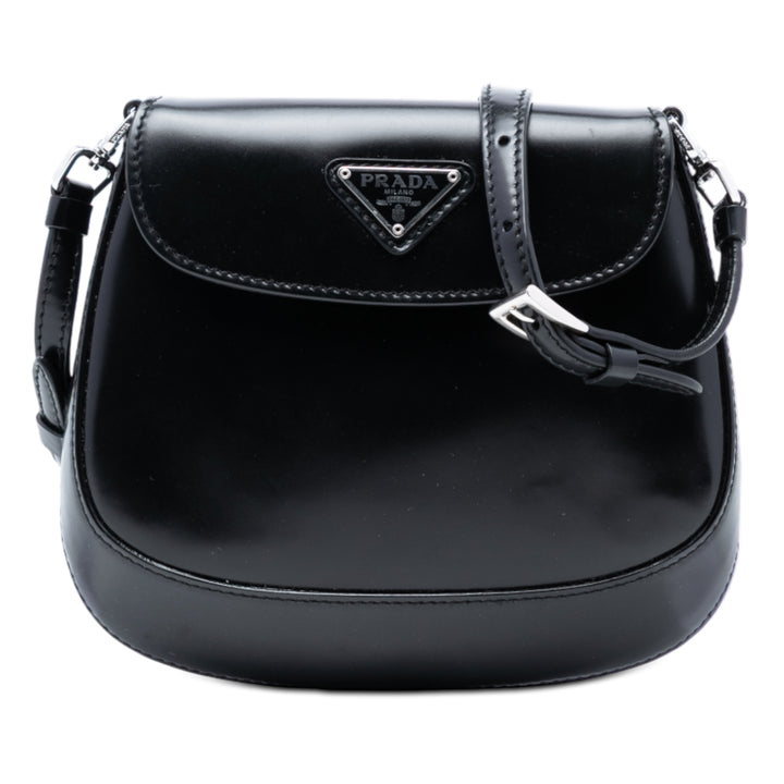 Prada Mini Spazzolato Cleo à rabat
